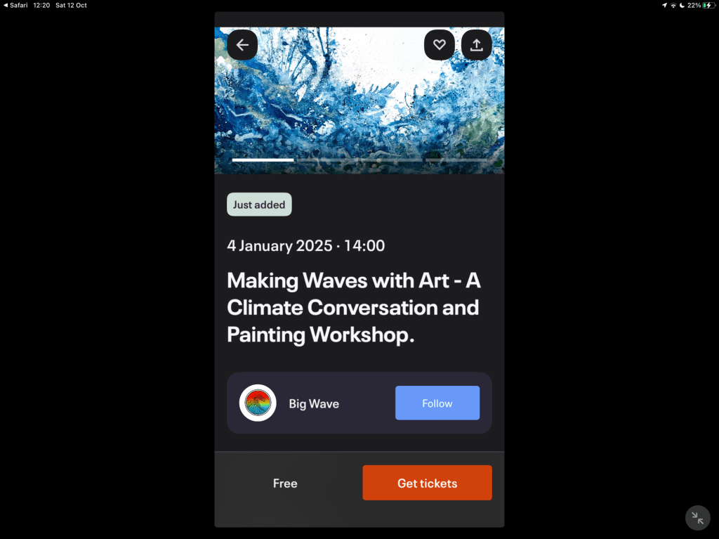 Making Waves with Art – A Climate&nbsp;Conversation